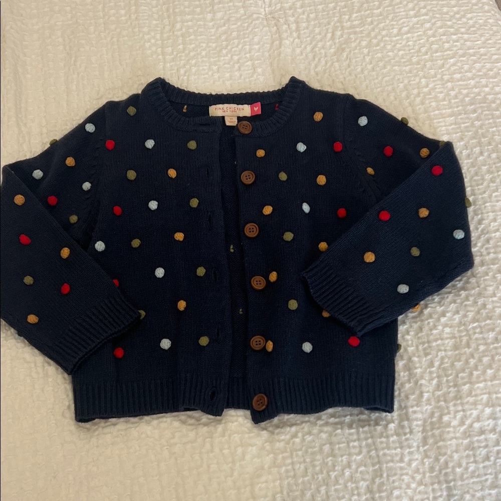 Pink Chicken Pom Pom Maude cardigan, 5